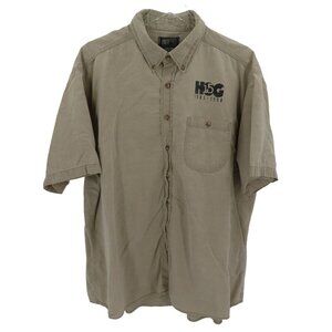 Coosa County Men 2X HOG 15 Daytona Bike Week 1998 Short Sleeve Button Shirt Top